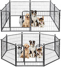 VISCOO Cat Cage, Cat Playpen Indoor & Outdoor, Detachable Metal Wire Kennel Cats Crate by VISCOO