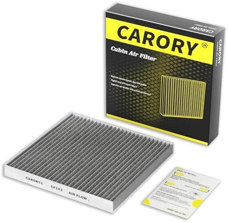Cabin Air Filter w/Activated Carbon for Jeep Grand Cherokee (2011-2021, Not Fit Cherokee), Dodge Durango 2011-2025, 68079487AA, 68079487AB, CF11183, CF183 by Carory