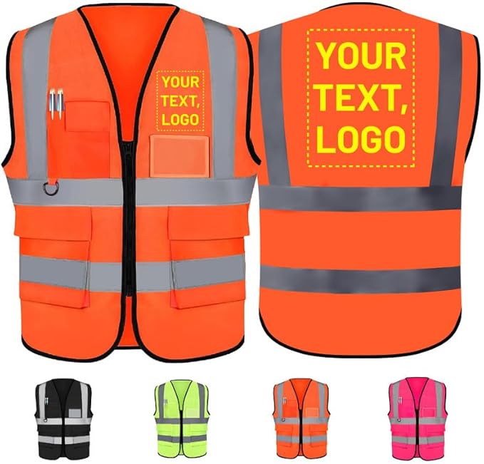 Personalized Safety Vest with Name & Logo by PersonalizedPassion