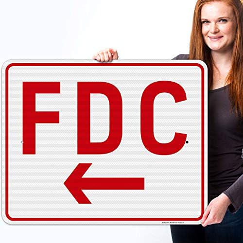FDC Left Arrow Sign, - Image 2