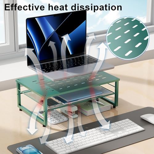 gianotter 2-Tier Metal Monitor Stand Riser - Image 3