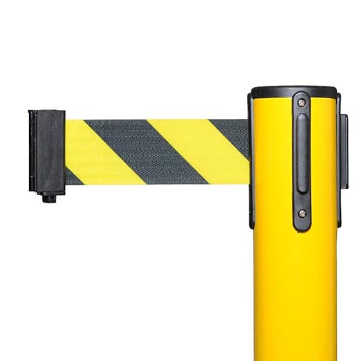 Crowd Control Warehouse CCW Series RBB-100 Set of 2 Stanchions - 11 Ft - Image 4