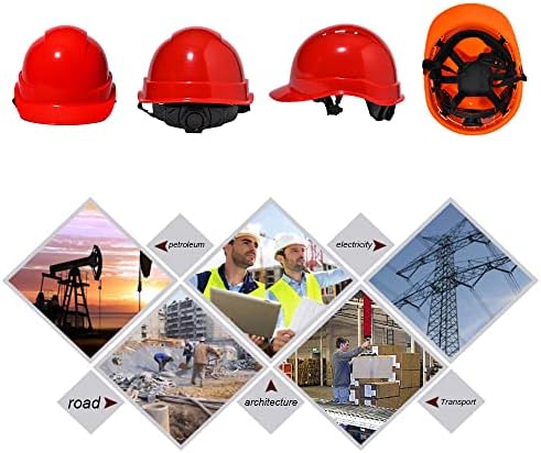 Customized Safety Hard Hat Construction Work Safety Helmet Adjustable Ratchet Suspension Full Brim with Abs Shell Construction hat - Image 6