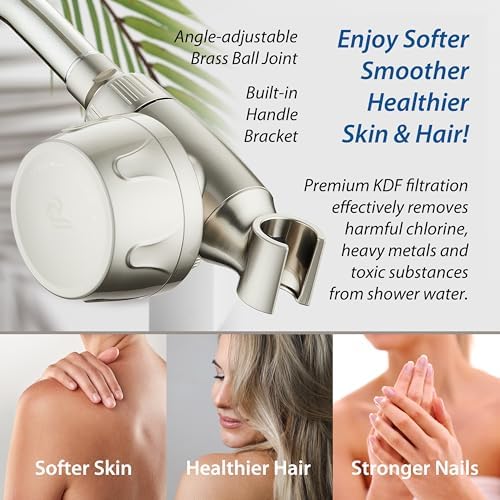 AquaCare Premium American KDF Shower Filter w/Built-in Hand Shower Bracket - Image 5
