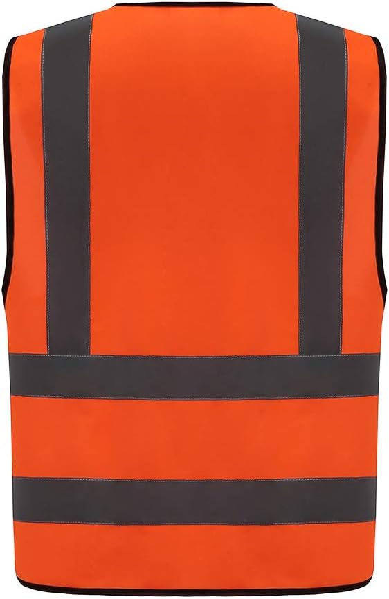 AYKRM 12 colour High visibility viz vest hi vis viz reflective work - Image 3