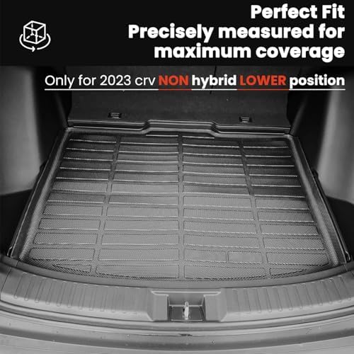 AUXKO All Weather Cargo Mat for Honda CRV 2023 2024 2025 2026 Gas - Image 3