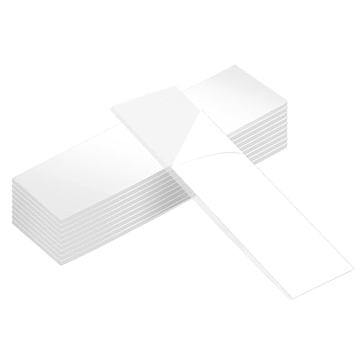 uxcell 10Pcs Double Sided Adhesive Pads, 4.72" x 1.18" Clear Removable Heavy by uxcell