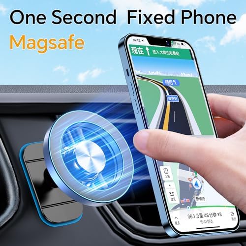 Kaistyle for Magsafe Car Mount【Strong Magnet】Magnetic Phone Holder for Car Phone Holder Mount Dash Mounted Holders Cell Phone Holders for Your Car Accessories for Women Men for iPhone 18 Pro Max 17 16 - Image 3