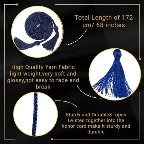 Graduation Honor Cords for Graduation 2026,National Honors Society Cords - Image 2