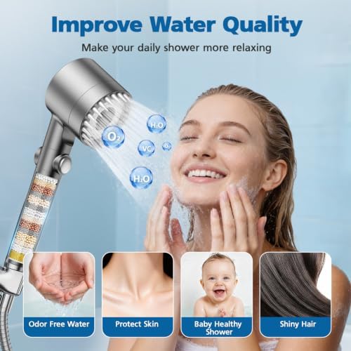 Shower Filter Compatible with PWERAN Handheld Shower Head - Image 6