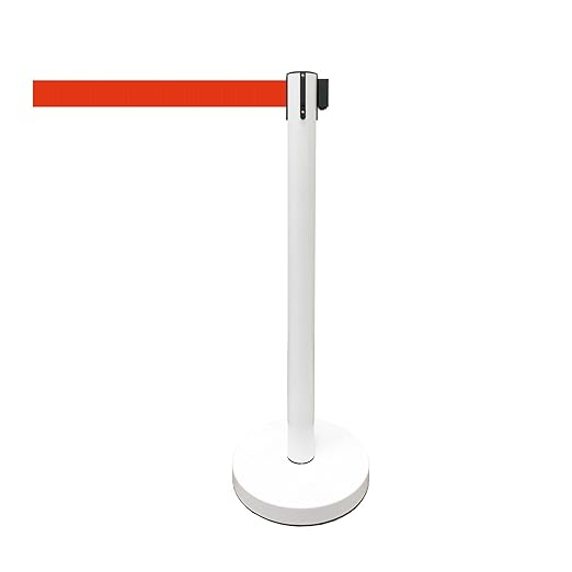 VIP Crowd Control Retractable Belt Stanchion Queue Safety Barrier Set - Image 4