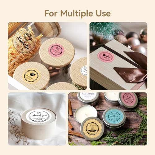 NIIMBOT Thermal Label 3 Packs, Label Size 34×34mm（1.33" x 1.33"）Round Color - Image 6