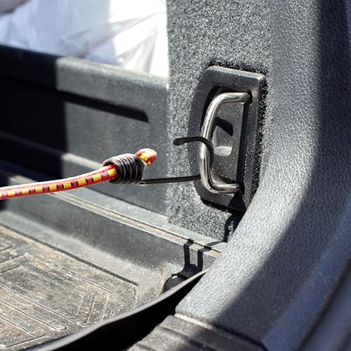 Stalwart Bungee Cords with Hooks, Red, 12-Inch, 10-Pack - Image 3
