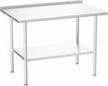 All-Stainless Steel Prep Table, 30 X 48 Inch, by Atelicf