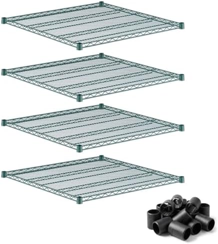 4-Pack 36" x 36" NSF Additional Wire Shelf for Shelving Units for Stock Rooms, Home, Hotel, Office by Zedfire
