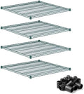 4-Pack 36" x 36" NSF Additional Wire Shelf for Shelving Units for Stock Rooms, Home, Hotel, Office by Zedfire