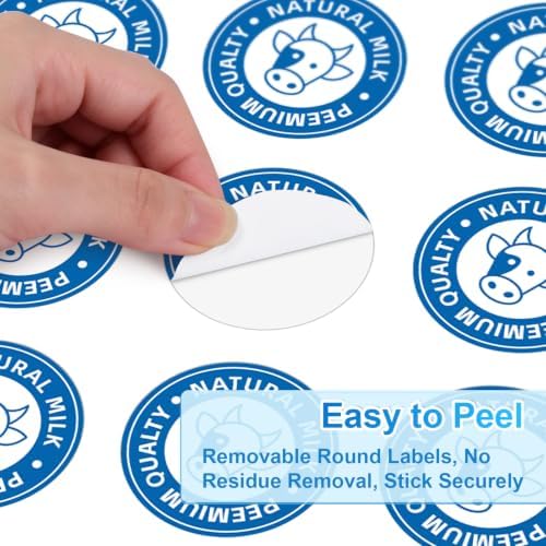 2" Round Labels, 300 White Printable Stickers for Laser & Inkjet Printers - Image 6