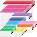 JARLINK 48 Pcs Mesh Zipper Pouch Bags, 8 Sizes Waterproof Zipper Bags by JARLINK