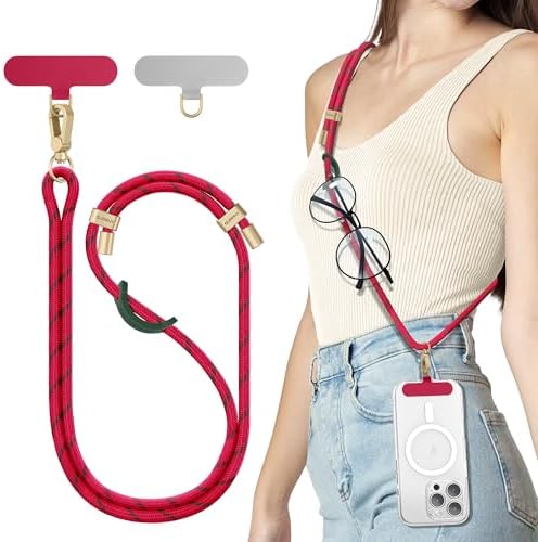 SURPHY Phone Lanyard Crossbody, Phone Strap Crossbody with 2 Tether Tabs by SURPHY
