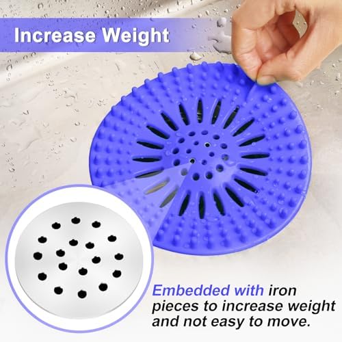Gotega Hair Catcher Shower Drain with Iron for Bathroom Bathtub Tub Shower - Image 2