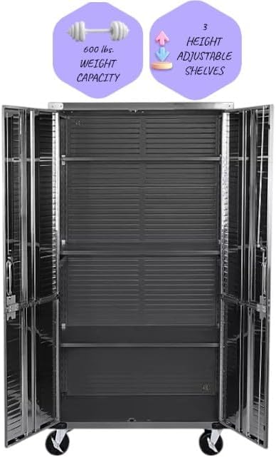 Heavy Duty Storage Solid Stainless Steel Cabinet - Image 5