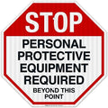 Personal Protective Equipment Required Sign, by SigoSigns