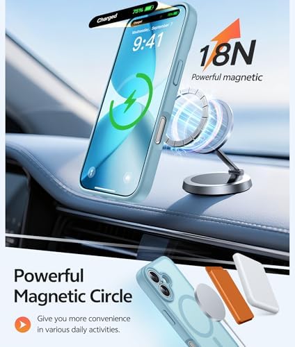 FNTCASE for iPhone 17 Case, Compatible with Magsafe, Glass Screen Protector - Image 3