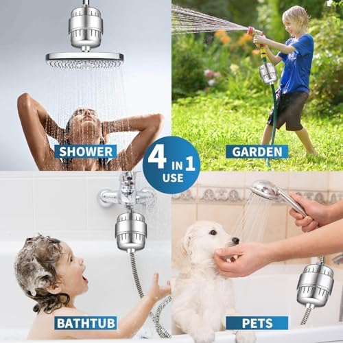 2-Pack 20-Stage Shower Filter Replacement Cartridges for Hard Water - Image 7