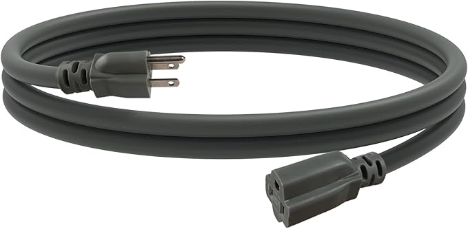 EP 6 Ft Outdoor Extension Cord, 12/3 SJTW Heavy Duty Extension Cable by ENERGYPRO