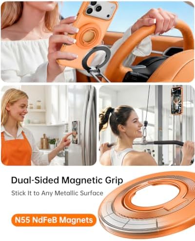 SYNCWIRE for MagSafe Phone Grip, Magnetic Phone Ring Holder Stand Kickstand - Image 5