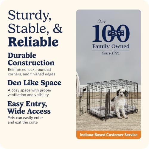 LifeStages by MidWest 30-Inch Double Door Crate, Medium Breeds, 21-40 lbs - Image 6