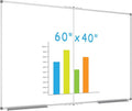 JILoffice Large Foldable White Board 60x40 Inches, Dry Erase Magnetic White by JILoffice