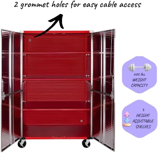 Heavy Duty Storage Solid Stainless Steel Cabinet - Image 4
