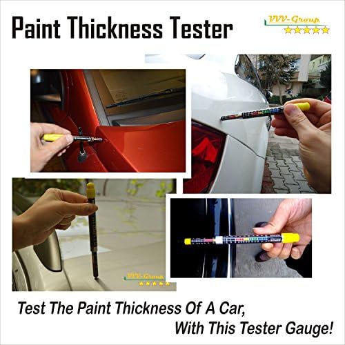 Paint Thickness Tester Meter Gauge, Paint Coating Tester, Car Body Damage Detector, with Magnetic Tip, and Measurement Scale, Crash-Test Check, Water Resistant, Highly Accurate - Image 4