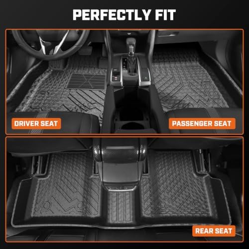 Mixsuper Floor Mat & Cargo Liner for Toyota Camry 2018-2024 FWD Only - Image 4