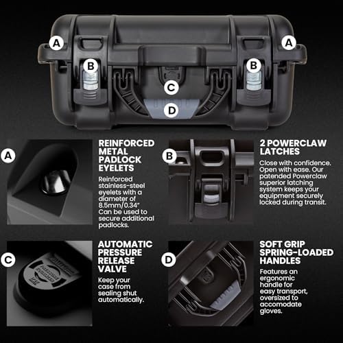 NANUK 915 Pro Photo Kit Case, Waterproof Hard Case, Carry-On - Image 4