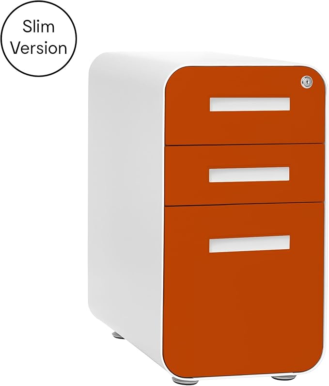 Laura Davidson Furniture Stockpile Slim 3-Drawer Mobile File Cabinet - Image 4