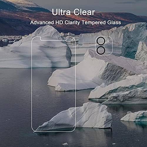 Ailun Screen Protector + Camera Lens Protector for iPhone 12, 2+2 Pack - Image 4