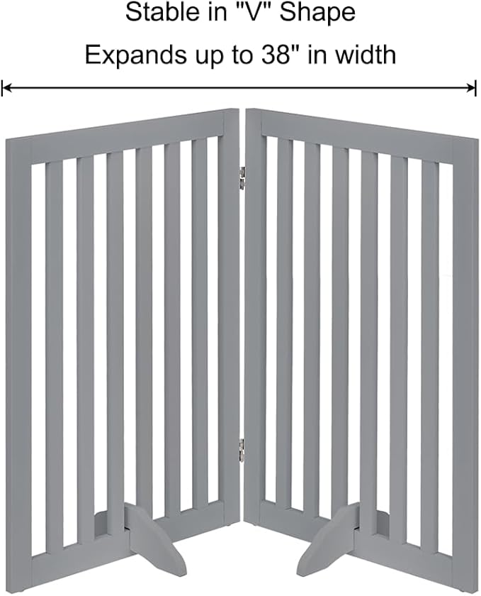 unipaws 36”H Free Standing Pet Gate - Image 6