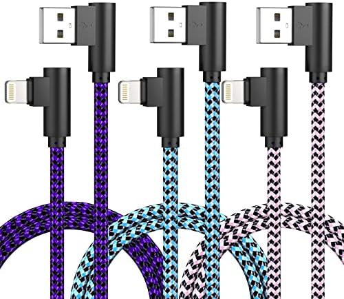 iPhone Charger Cord Lightning Cable 3 Pack iPhone Fast Charging Cable 6FT by FOXSEA