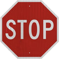 Brimar MUTCD R1-1 Stop Sign, Traffic Control, 30" Octagon, Reflective Aluminum, Road Safety Marker for Parking Lots, Private Roads, Intersections, High Visibility Durable Outdoor Metal by BrimarIndustries