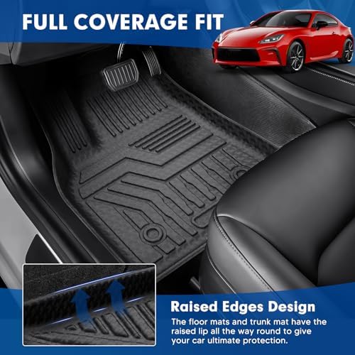 Mixsuper Floor Mat & Cargo Liner for Toyota GR86 2022-2026 - Image 3