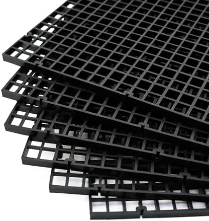 24 Pcs Aquarium Fish Tank Divider Plastic Egg Crate, S - Image 3
