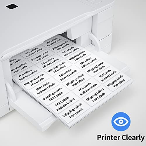 2"x4" Shipping Address Labels, 10-UP Blank Mailing Labels, White Self-Adhesive Customized Stickers for Inkjet and Laser Printer [400 Sheet, 4000 Labels] - Image 2