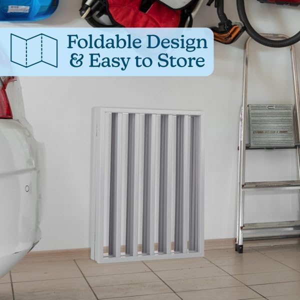 Pet Gate - 4-Panel Indoor Foldable Dog Fence - Image 6