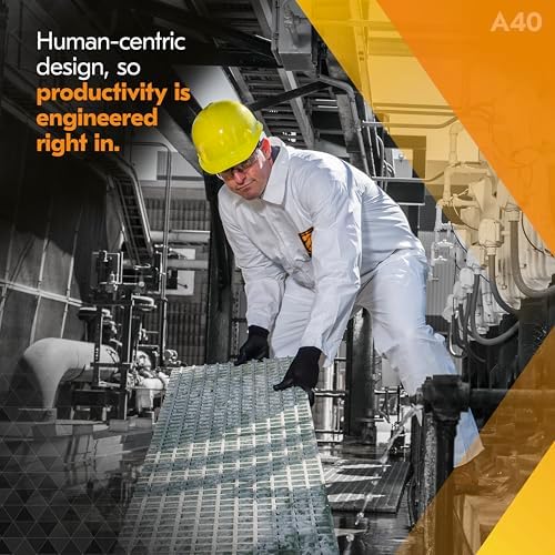 KleenGuard™ A40 Liquid & Particle Protection Coveralls (44306), Zipper Front, White, 3XL (Qty 25) - Image 7
