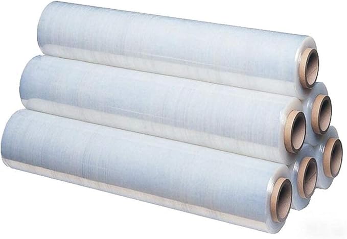 ABC Plastic Wrap for Moving, 18 Inch x 1500 Feet. 4 Roolls of Pallet Wrap by ABCPackSupply%C2%AE