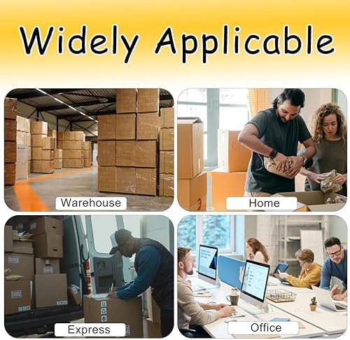 2-Pack No Noise Brown Packing Tape with Dispenser,2.7mil x 1.88" x 55Yds Heavy Duty Noiseless Packing Tape,Tan Packaging Tape for Shipping, Industrial Grade Moving Tape for Boxes COSIMIXO - Image 3
