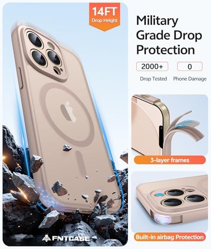 FNTCASE for iPhone 13 Pro Max Case, Fit for Magsafe, Full Camera Protection - Image 5