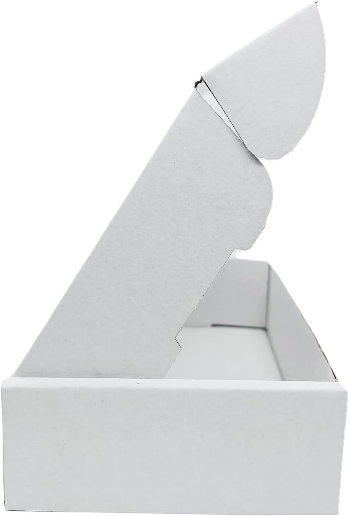 7x4x1.55 inch Small White Mailers Boxes Recyclable Corrugated Gift Box - Image 4